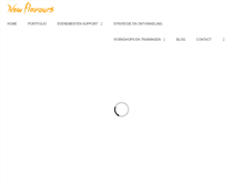 Tablet Screenshot of newflavours.com